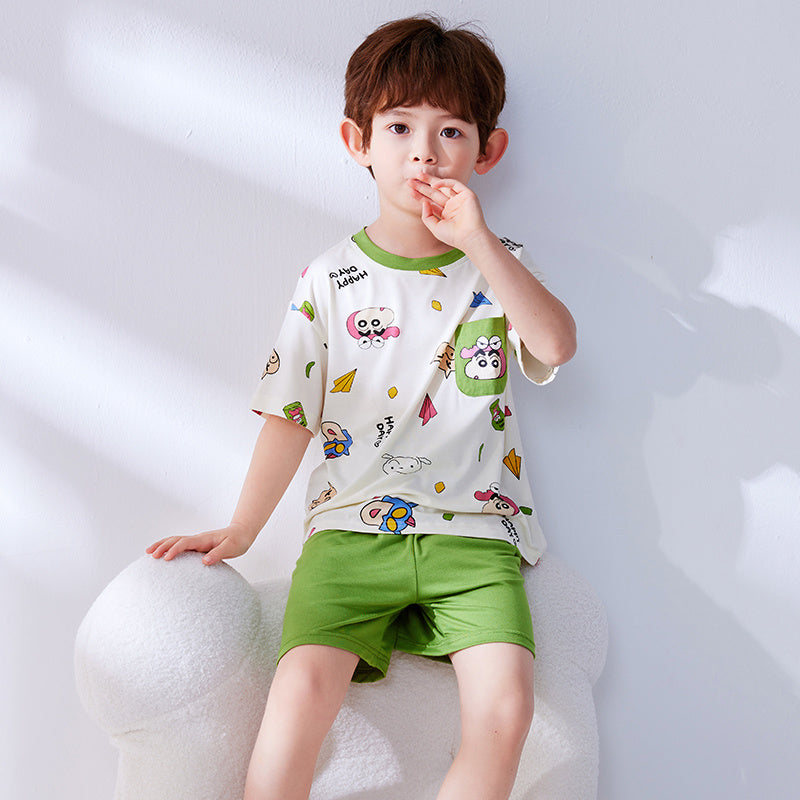 吸汗速乾 通気 ルームウェア 用 Tシャツ+ショーツ セットアップ n-246