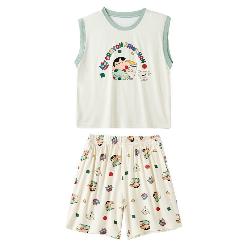 柔らか 通気吸汗 ゆったり Tシャツ+ショーツ セットアップ n-254