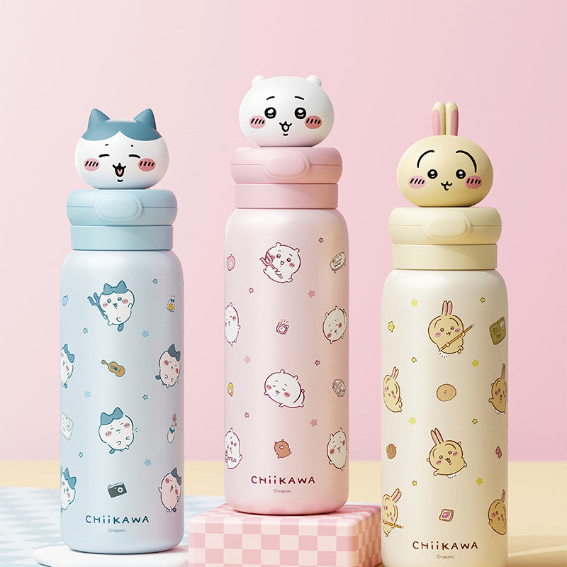 550mL 癒しデザイン 保温保冷 水筒 ボトル C-399