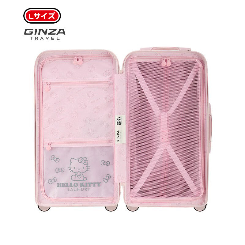 【数量限定】ハローキティ スーツケース ピンク エンボス加工 ｜ 大人可愛い キャリーケース TSAロック搭載 CO-60003