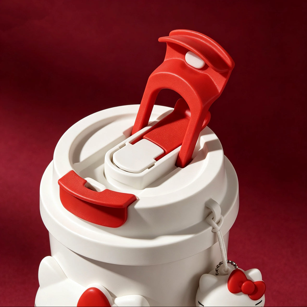 【🔥 大人気】520ml 2WAY 長時間保温 チャーム付き 保温 ボトル C-229