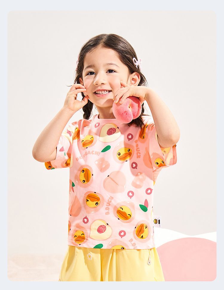 男女兼用 キッズ 夏 カジュアル Tシャツ n-144