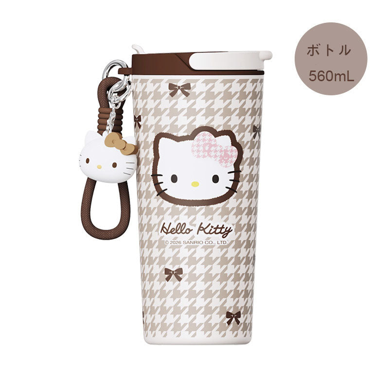 新作 千鳥格子 保温保冷 水筒 ボトル C-444