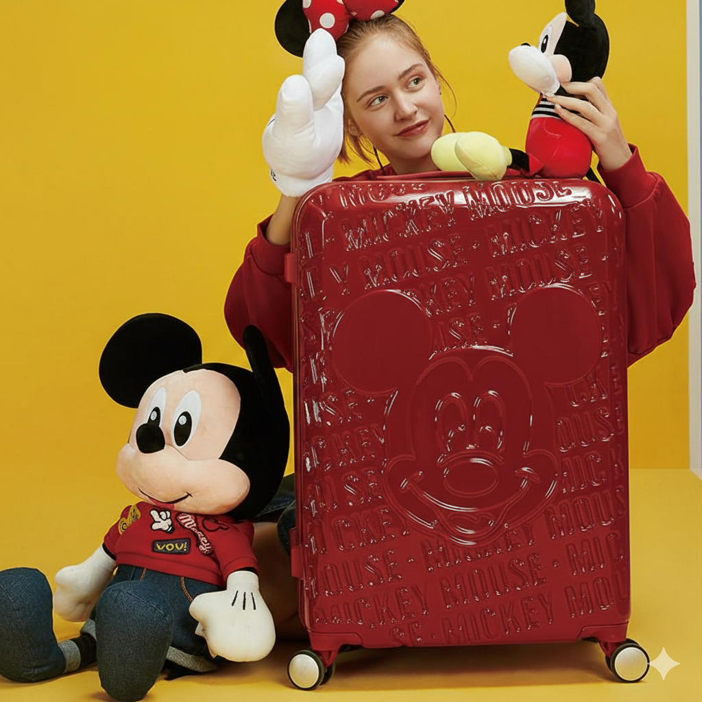 「ランキングNO.1」【90周年 数量限定】ディズニー ミッキーマウス スーツケース S/M/Lサイズ (40L/60L/70L) キャリーケース C-12430