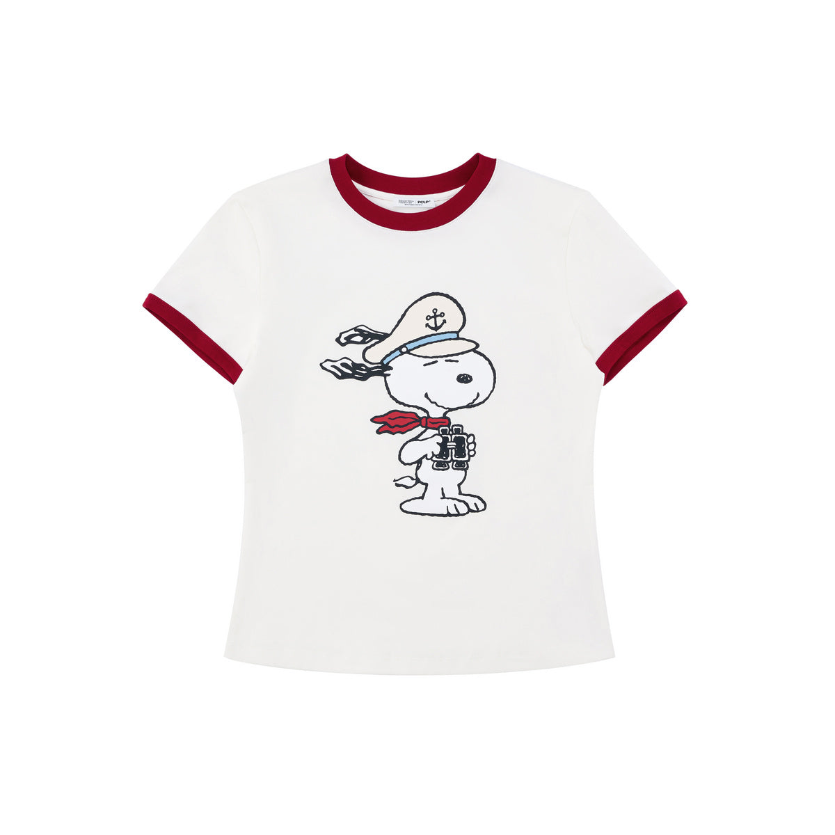 2色展開 着瘦せ プリント Tシャツ C-50042