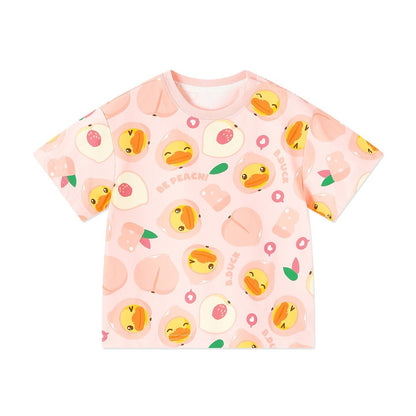 男女兼用 キッズ 夏 カジュアル Tシャツ n-144