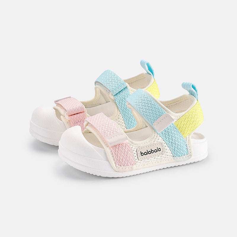 柔らかクッション底 メッシュ 通気 子供 シューズ サンダル n-263