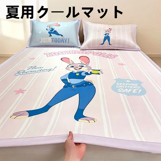 夏用クールマット 子供も安心 洗える ひんやり 冷感マット C-131