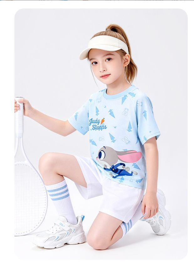 通気性良い 丸首 肌に優しい プリント Tシャツ n-114