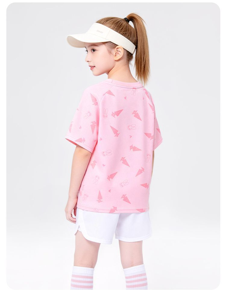 通気性良い 丸首 肌に優しい プリント Tシャツ n-114