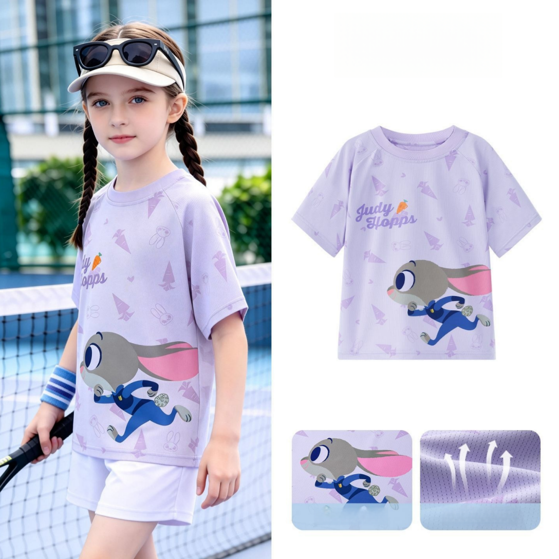 通気性良い 丸首 肌に優しい プリント Tシャツ n-114