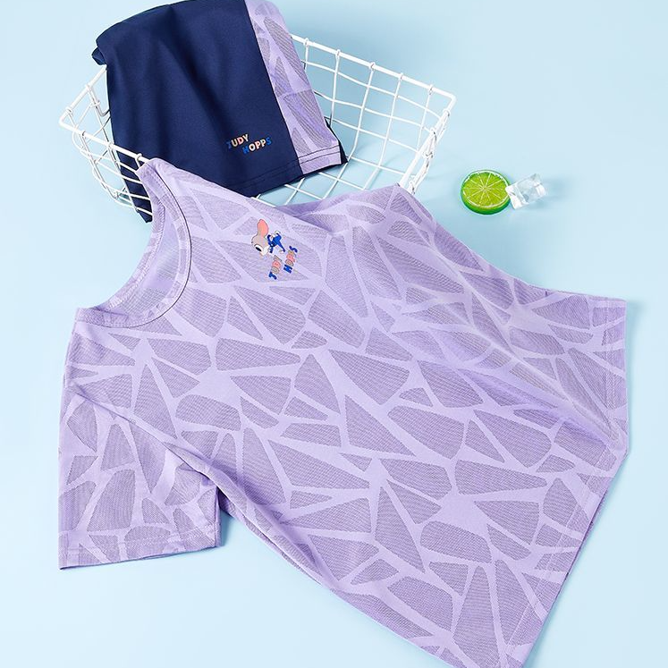 子供用 冷感速乾 メッシュ Tシャツ+ショーツ セットアップ n-117
