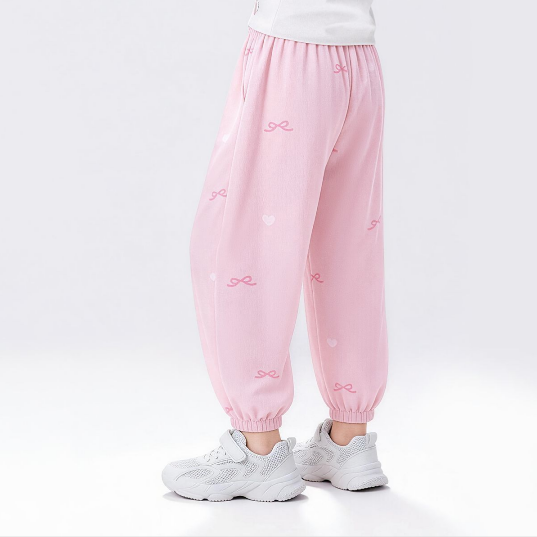 子供服 メッシュ切替 薄手さらさら パンツ n-118