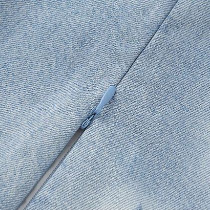 偽二枚 刺繍入り サイドポケット ワンピース n-127