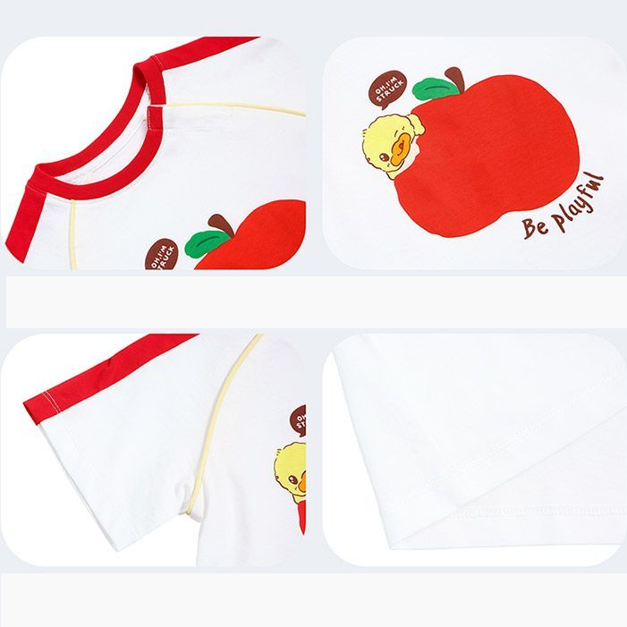 配色 カジュアル ゆったり Tシャツ n-143