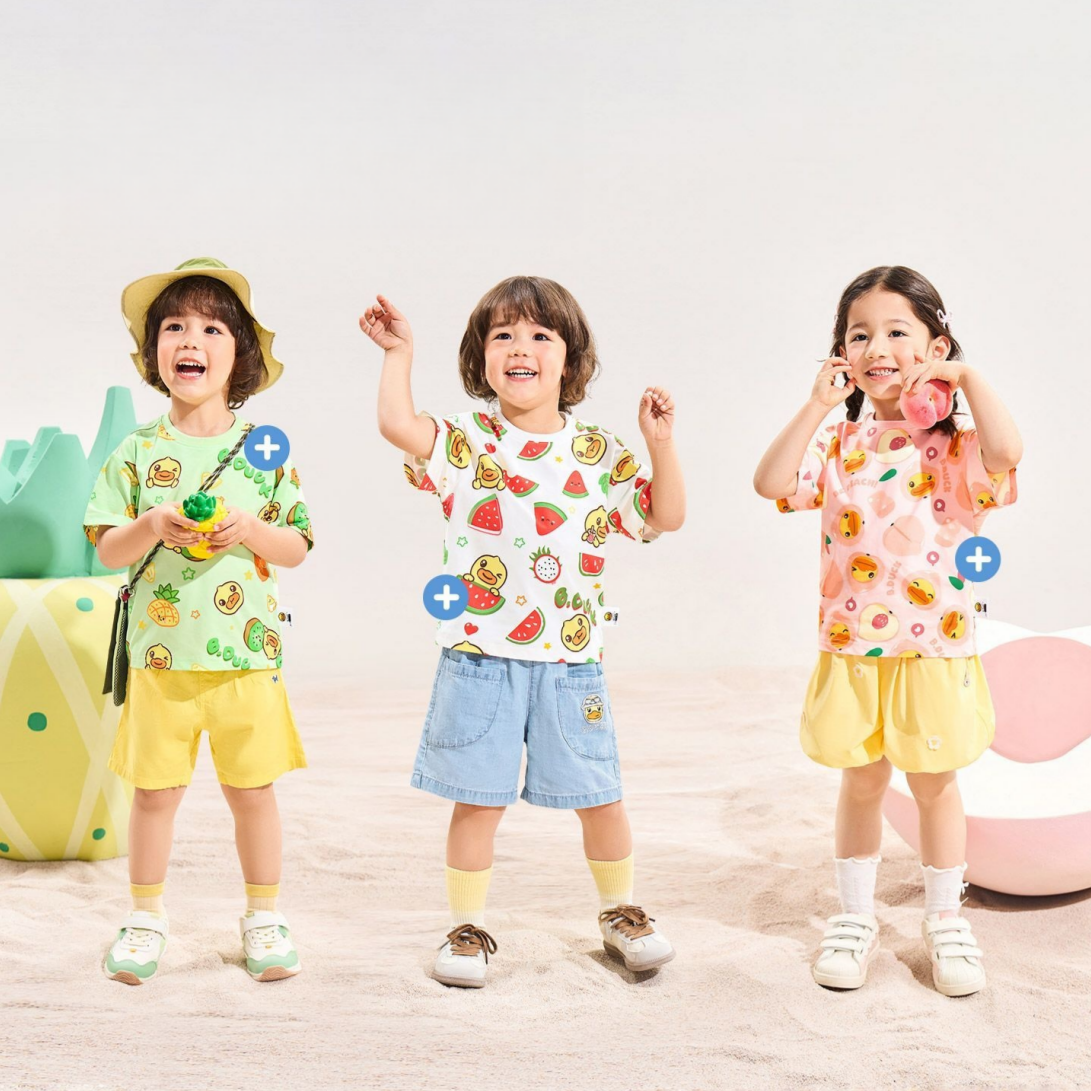 男女兼用 キッズ 夏 カジュアル Tシャツ n-144