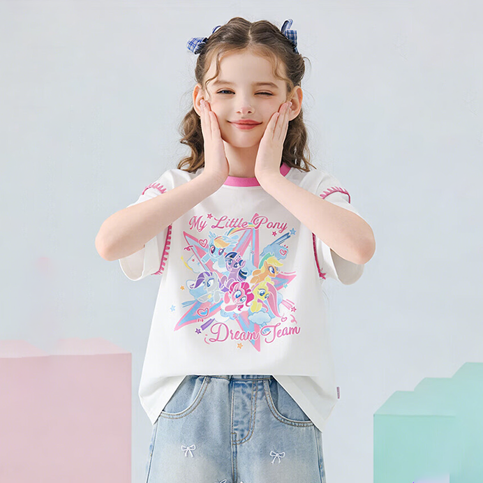 配色 プリント トップス+ショートパンツ セットアップ n-189
