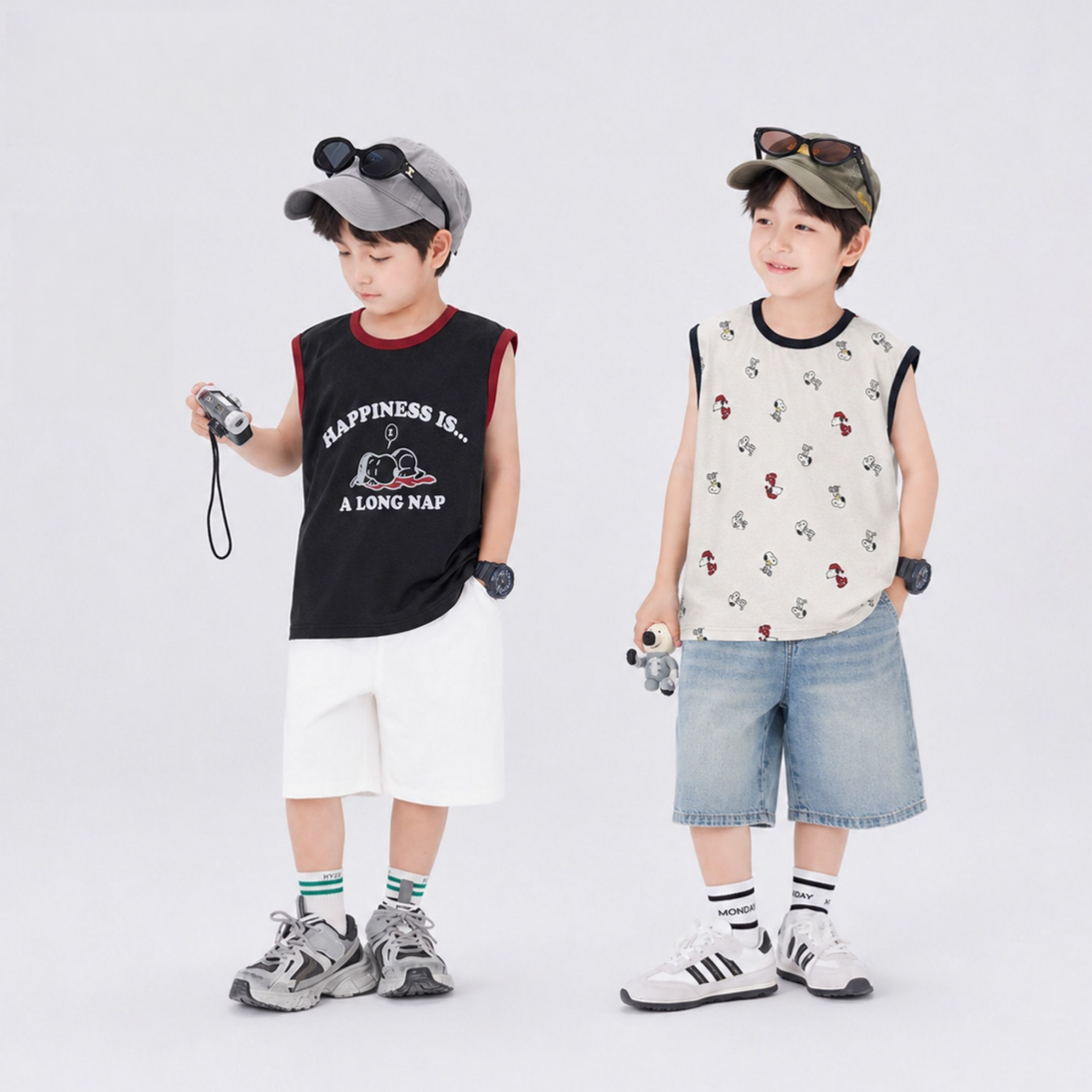 【2 枚入り】冷感素材 プリント 肌に優しい ひんやり Ｔシャツ n-210