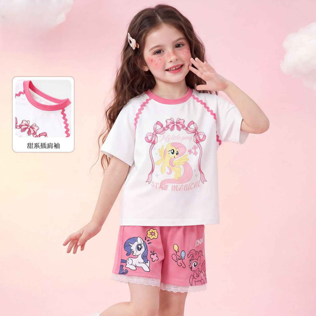 配色 柔らか肌触り カジュアル キッズ Tシャツ n-242
