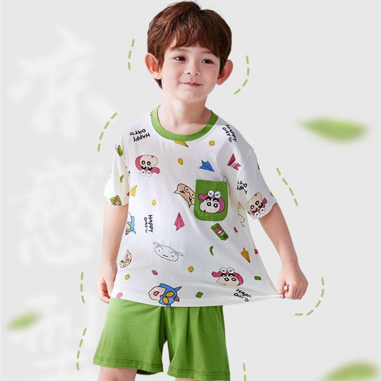 吸汗速乾 通気 ルームウェア 用 Tシャツ+ショーツ セットアップ n-246