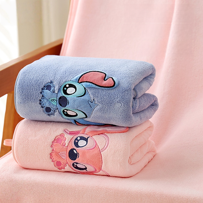 吸水速乾 ふわふわ 刺繍 バスタオル 家用入浴タオル C-213