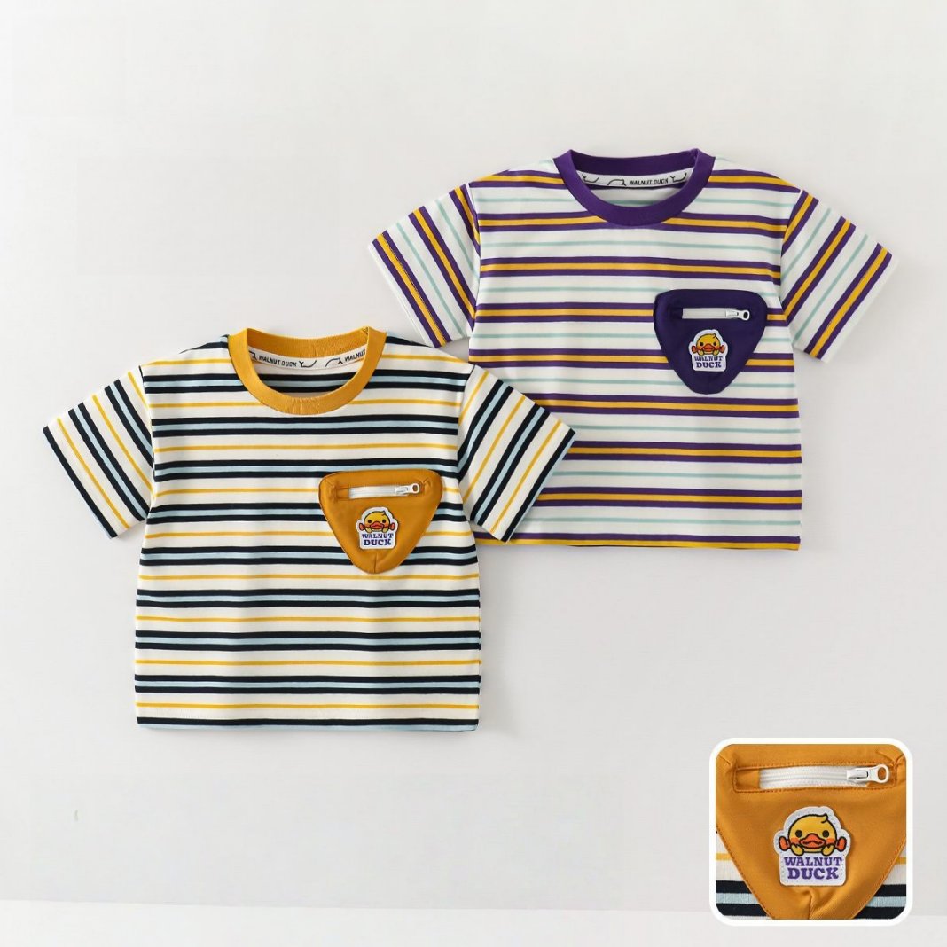 吸汗通気 カジュアル ボーダー 半袖 Tシャツ n-261