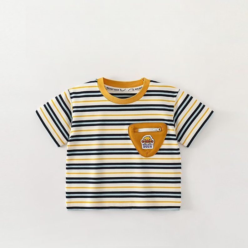吸汗通気 カジュアル ボーダー 半袖 Tシャツ n-261
