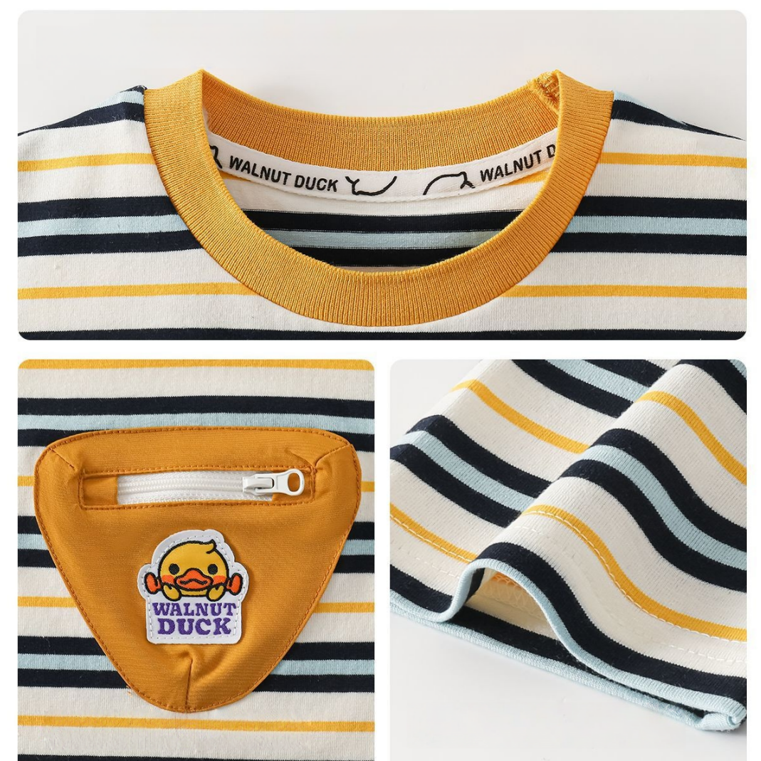 吸汗通気 カジュアル ボーダー 半袖 Tシャツ n-261