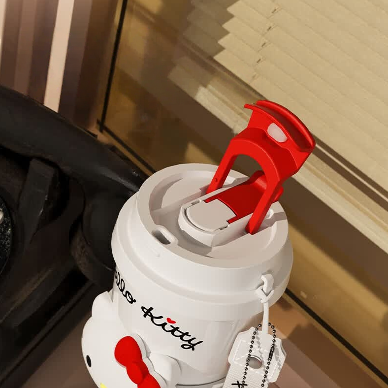 520ml 2WAY 長時間保温 チャーム付き 保温水筒 C-229
