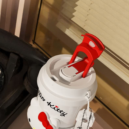 520ml 2WAY 長時間保温 チャーム付き 保温水筒 C-229