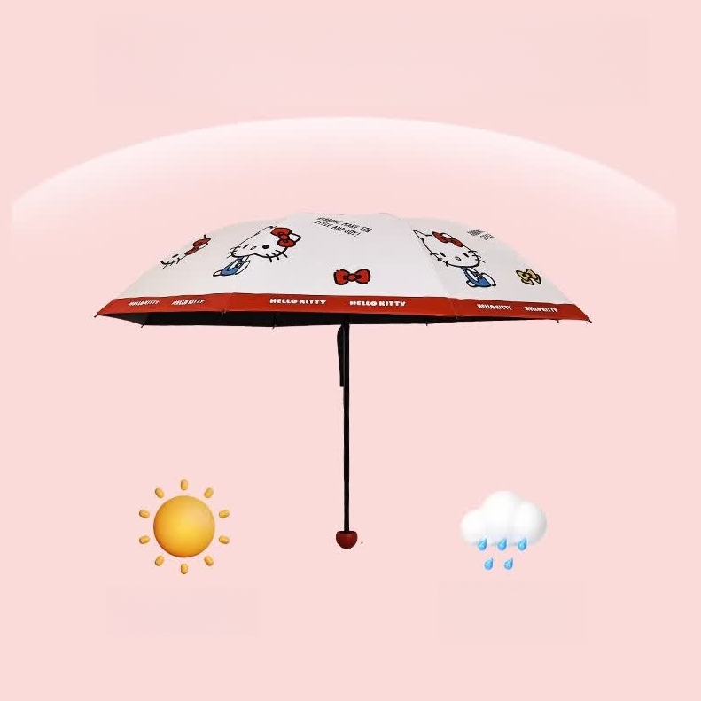可愛い UVカット 晴雨兼用 折りたたみ傘 C-230