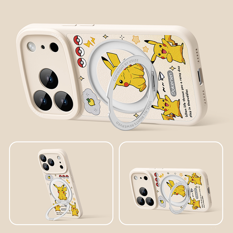 磁気吸着  360度回転スタンド iPhone機種に対応 スマホケース C-80015