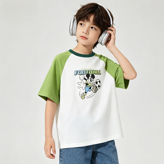 切り替え 配色 吸汗通気 綿100% 夏 Tシャツ n-298