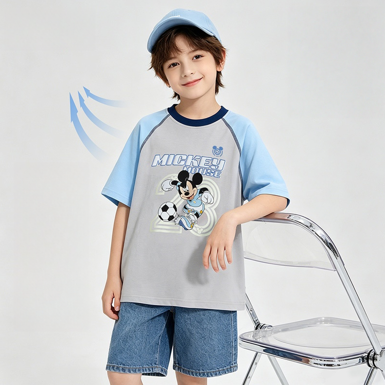 切り替え 配色 吸汗通気 綿100% 夏 Tシャツ n-298