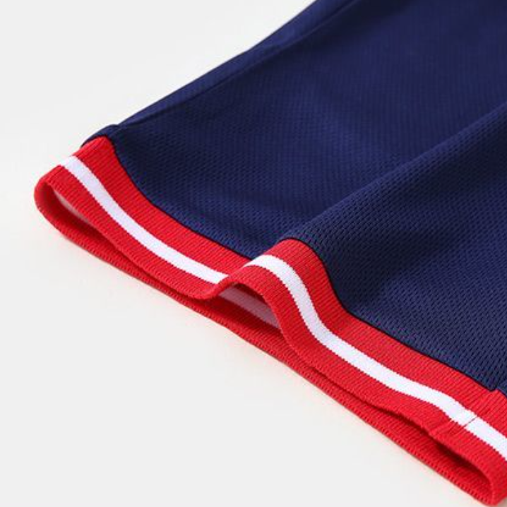 おしゃれ サラサラ快適 通気性メッシュ キッズ Tシャツ+ショートパンツ セットアップ n-310