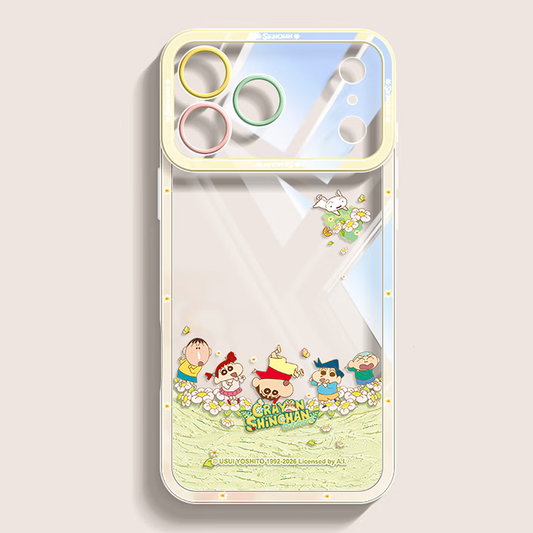 iPhone対応 透明クリア 薄型軽量 耐衝撃 高段差全周保護 スマホケース C-80052