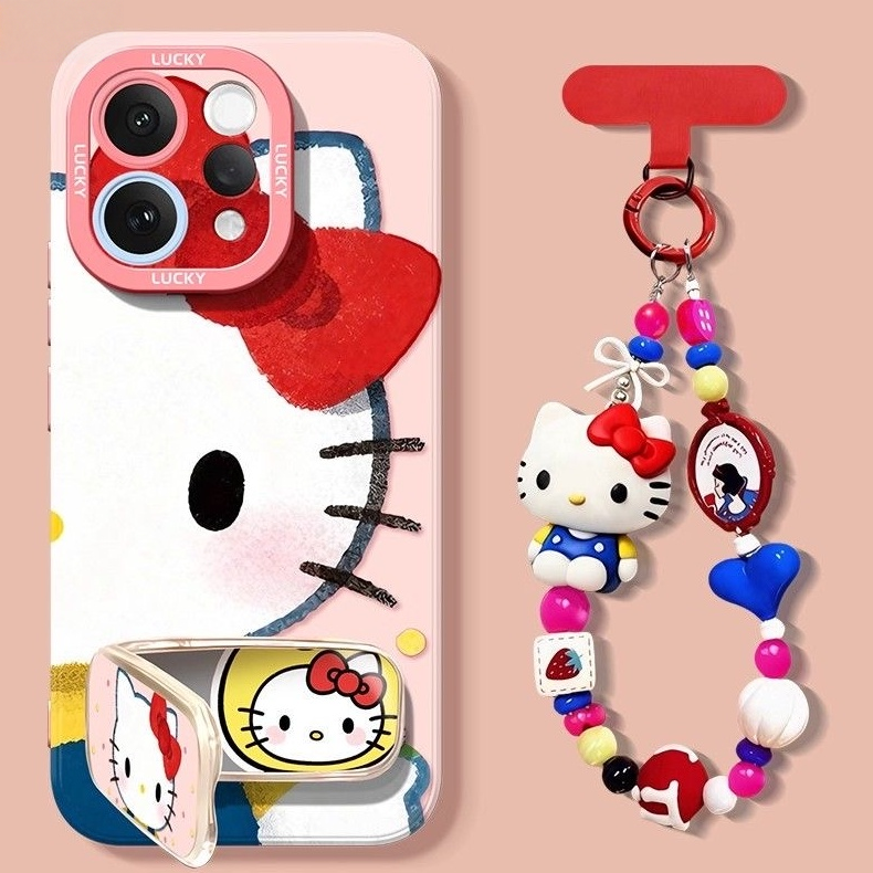 【💖 店長おすすめ】iPhone機種に対応 ミラー付き隠しスタンド レンズ高縁保護 柔らか肌触り スマホケース C-80056