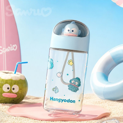 可愛い 持ち運び便利 透明 360ml 軽量 水筒 ボトル C-395