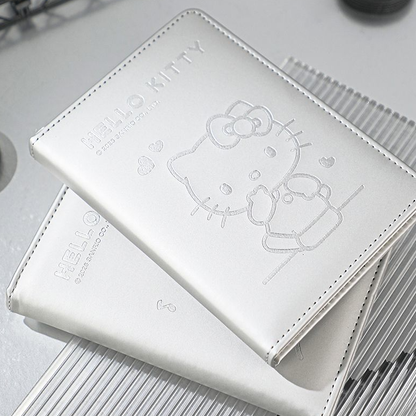 レザー しおり付き 平開き メモ帳 ノート C-414