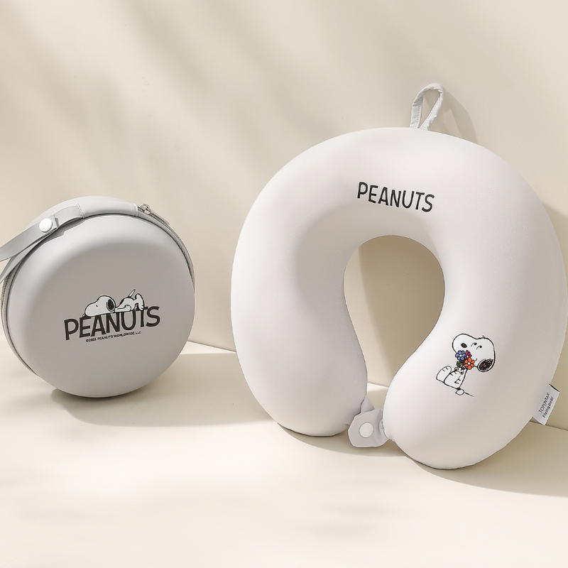 冷感 収納ケース付き U型 ネックピロー C-428