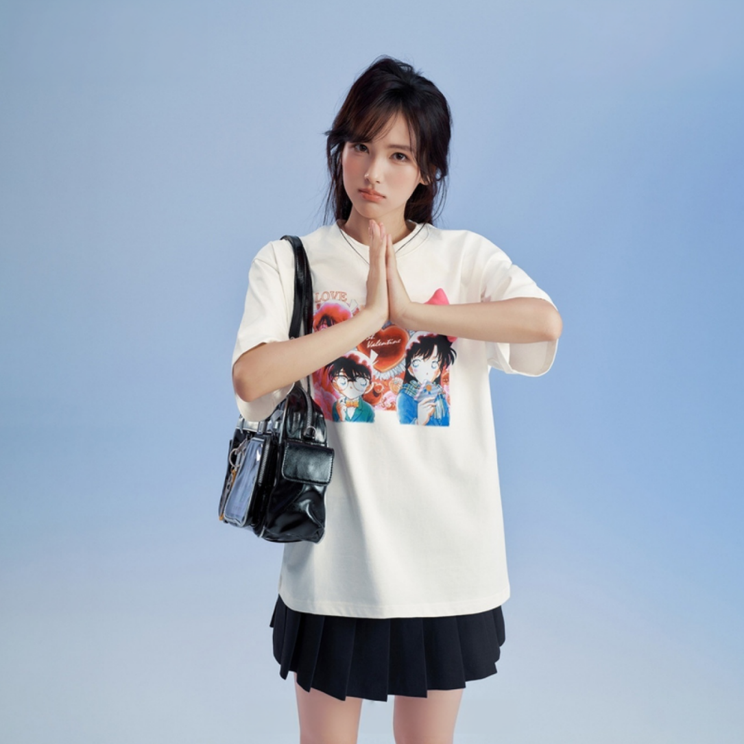 2色展開 男女兼用 プリント Tシャツ C-50037