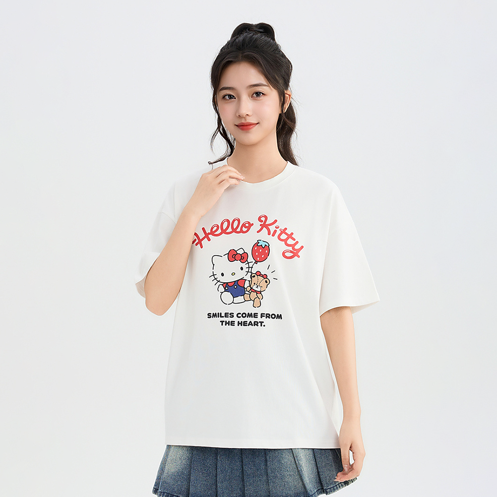 3色展開 かわいい プリント Tシャツ C-50048
