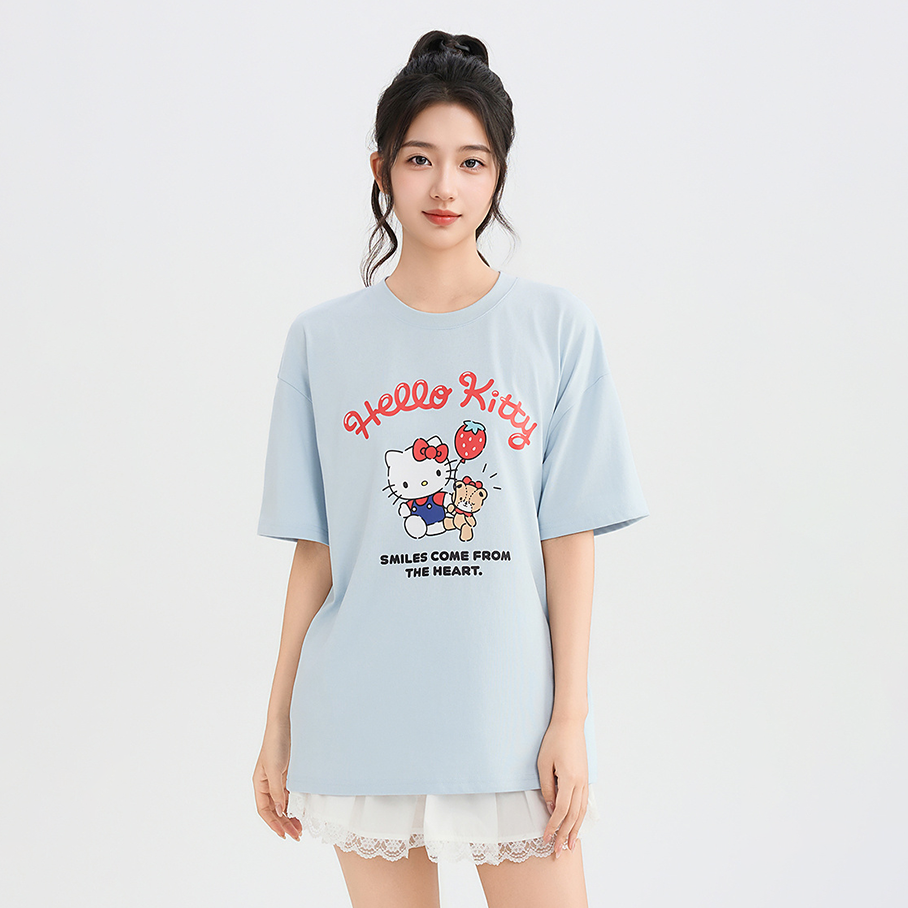 3色展開 かわいい プリント Tシャツ C-50048