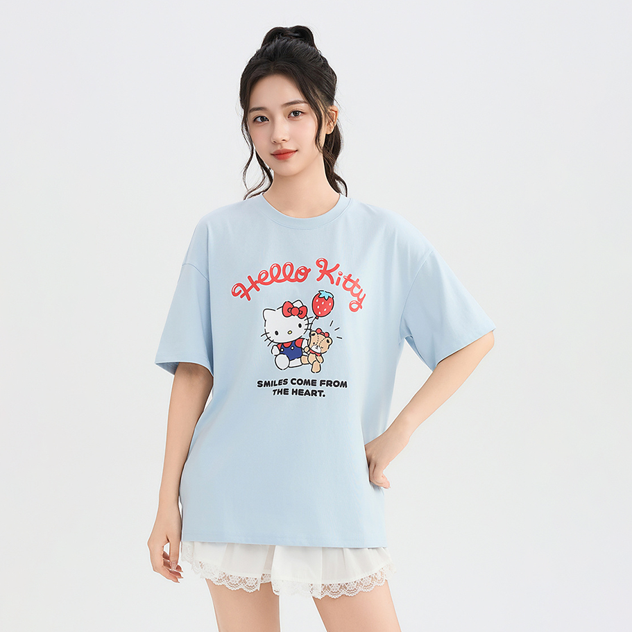 3色展開 かわいい プリント Tシャツ C-50048