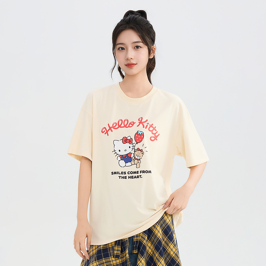 3色展開 かわいい プリント Tシャツ C-50048
