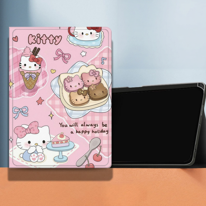 耐衝撃保護 薄型軽量 スタンド 両面プリント iPadケース C-80096