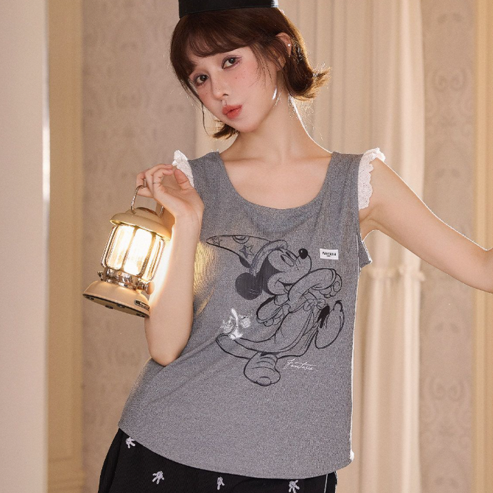 柔らか Tシャツ+ショートパンツ パジャマセット C-50059