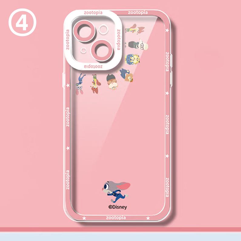 iPhone機種に対応 透明 レンズ全面カバー スマホケース C-80117