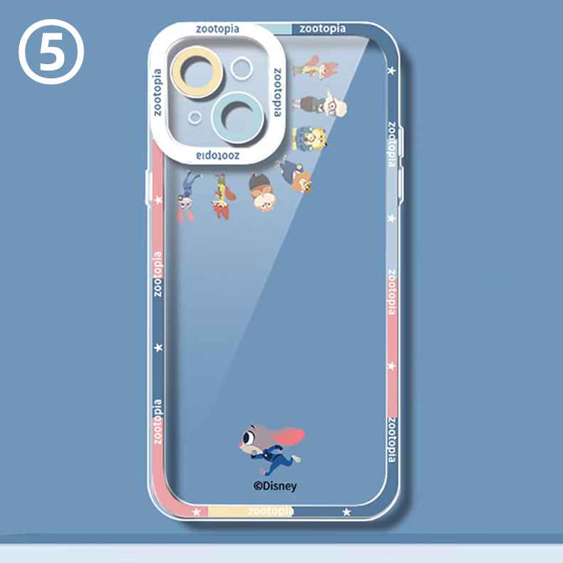 iPhone機種に対応 透明 レンズ全面カバー スマホケース C-80117