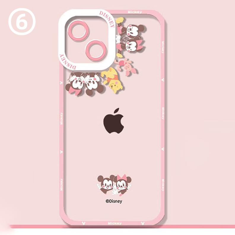 iPhone機種に対応 透明 レンズ全面カバー スマホケース C-80117